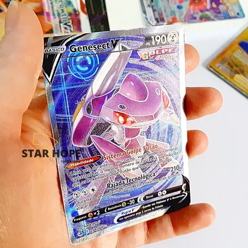 Carta Pokémon Genesect V Arte Alternada Golpe Fusão Original