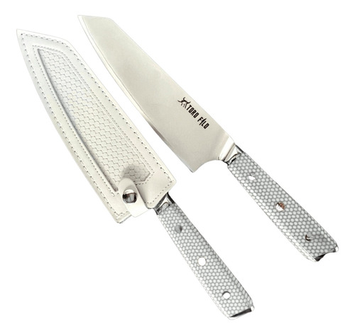 Cuchillo Acero De Damasco Torofilo Panal Blanco