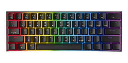 Teclado Luces Colores Maxfit 61 Mk-857 Conector Rojo Febo
