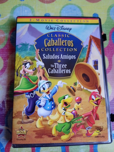 Dvd Colección Saludos Amigos Y Los Tres Caballeros Disney