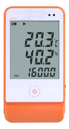 Registrador De Datos De Temperatura Y Humedad Usb Gsp-6 De A