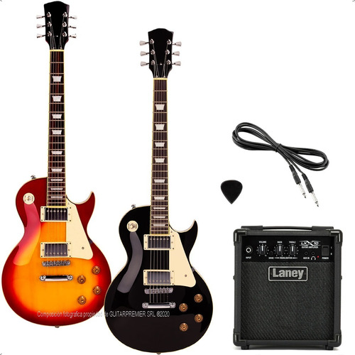 Guitarra Electrica Les Paul + Ampli Laney + Cable + Pua