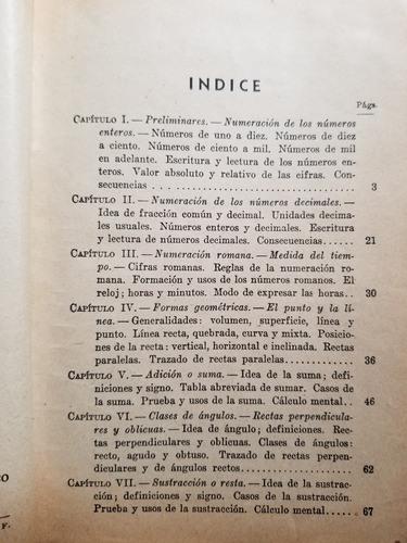 A7 Aritmética Y Nociones De Geometría 2o Libro José E. Rozan (Usado)