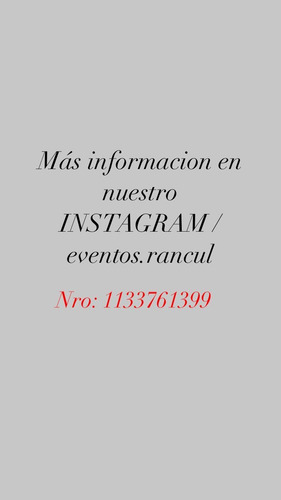 Imagen 10 de 10 de Quinta / Salón De Fiestas, Eventos Zona Sur. Salón Rancul