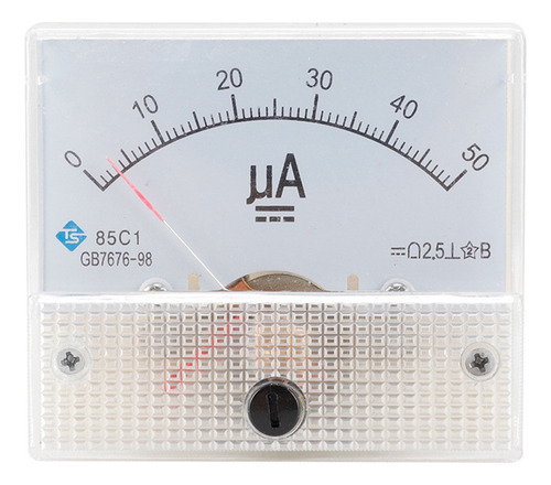 Amperímetro Dc0-50ua, Panel De Corriente Analógica, Tipo Pun