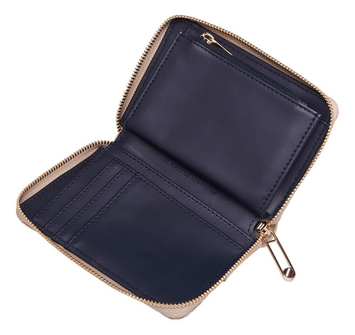 Cartera De Mujer Con Cremallera Color Beige Tommy Hilfiger