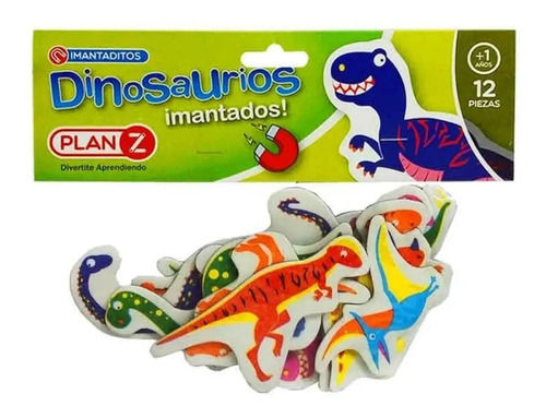 Imagen 1 de 2 de Imantaditos Dinosaurios Imantados - Plan Z