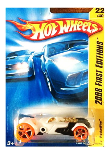 Hot Wheels 2008 F. Editions 22/40 - Rocketfire - Blanco 
