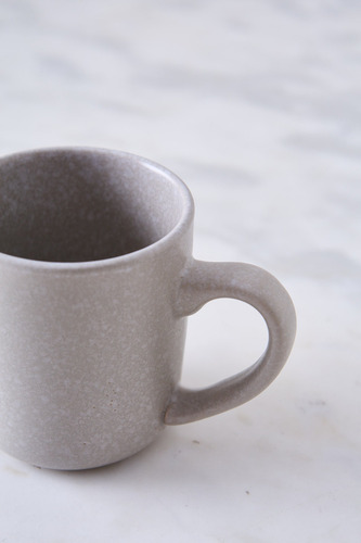 Taza Jarro Mug Ceramica Cafe Seth Color Gris Jaspeado 390ml