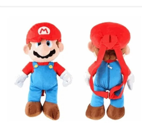 Mario Bros Peluche 45cms Back Pack