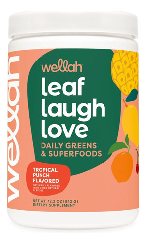 Wellah Leaf Laugh Love Supergreens 333 Grs 30 Servs Sfn