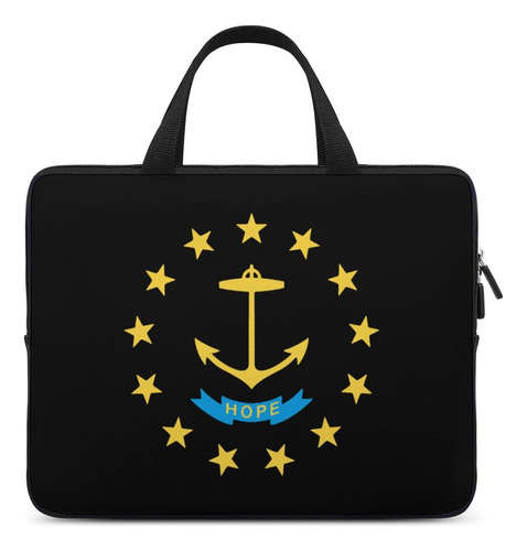 Rhode Island State Flag Laptop Bag Fashion Computer Case Asa