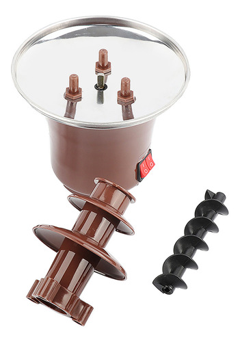 Fuente/cascada Máquina Fundidora De Chocolate 3 Pisos Cf-11 Color Negro