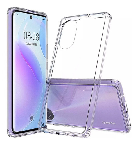 Funda Uso Rudo Acrilico Transparente Huawei Nova 8 5g