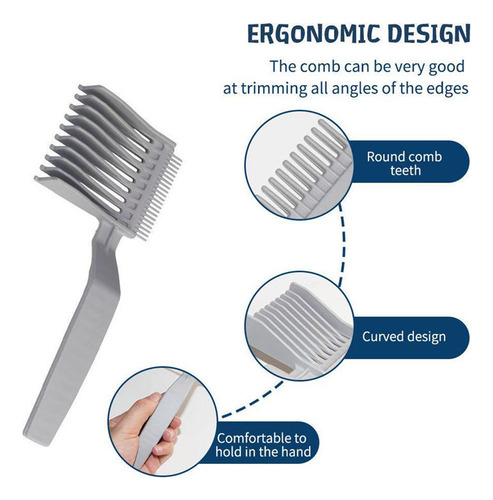 Peineta De Barbero Border Barber Fade Combs Para Hombre
