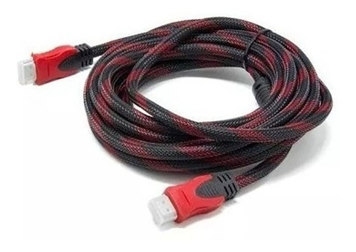 Cable Hdmi De 3 Mts Reforzado Mallado Hd Filtros Oro 3d