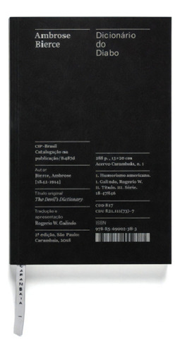Dicionario Do Diabo - Carambaia, De Rogerio W Galindo. Editora Wmf Martins Fontes Ltda, Capa Mole, Edição 1 Em Português