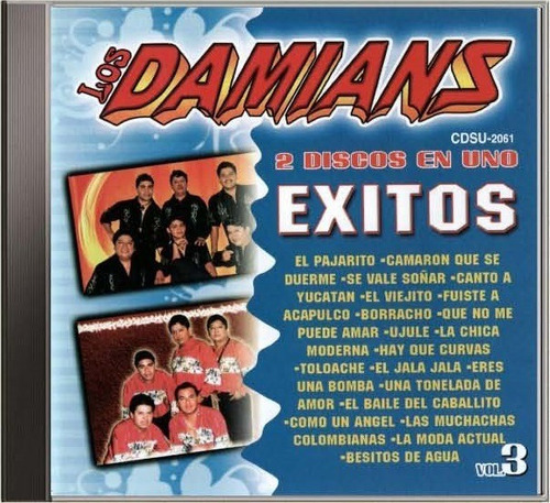 Los Damians - 2 Discos En Uno Éxitos Vol. 3 Cd