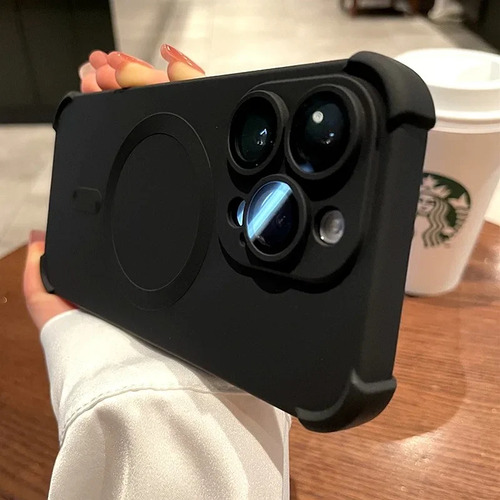 Funda Suave De Silicona A Prueba De Golpes De 4 Esquinas Par