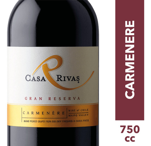 Vino Casa Rivas Gran Reserva Carmenère 750cc