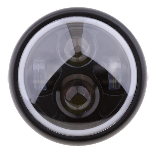 6.5 -inchmotocicleta Negro Proyector Led Bombilla Faro