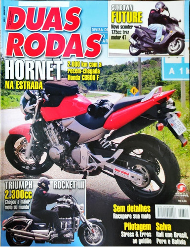 Revista Duas Rodas N° 352 Hornet / Sundown Future / Triumph