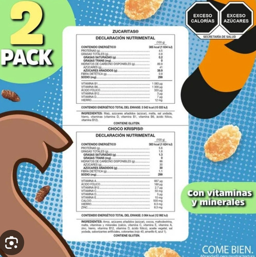 Pack Zucaritas + Chocokrispis + Lapicera
