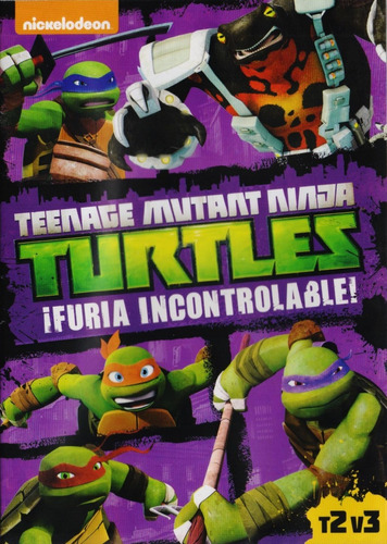 Tortugas Ninja Furia Incontrolable Temporada 2 Vol 3 Dvd 