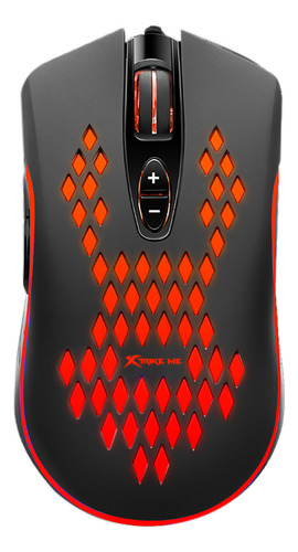 Mouse Gamer Óptico Luz Rgb 6400 Dpi 7 Botones Xtrike Gm-222