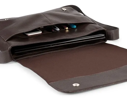 comprar Bolsa Masculina Pasta Couro Legitimo Notebook Tablet iPod 