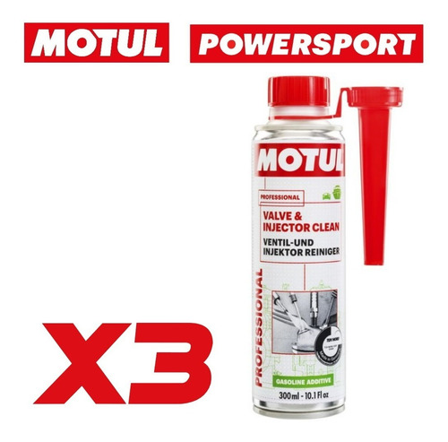 Motul Valve E Injector Clean Limpeza De Válvulas Bicos 3 Und