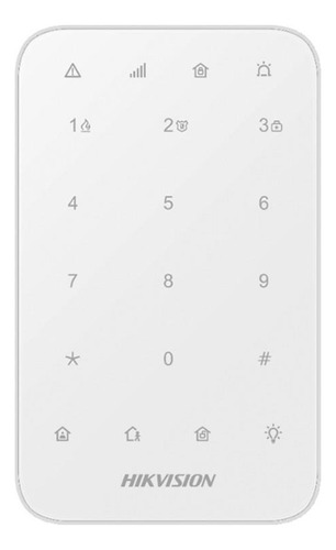Teclado Inalámbrico Hikvision Alarma Led Bidireccional Axpro