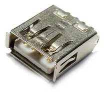 Comprar 10 Unidades Conector Hembra Usb Para Soldar 180º Pcb Placa