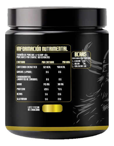 Proteína Hidrolizada Isolate 500gm Vikingo 100 Servicios Galleta