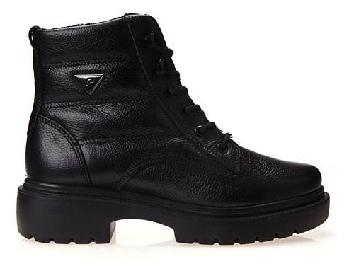 Bota Feminina Coturno Couro Pegada