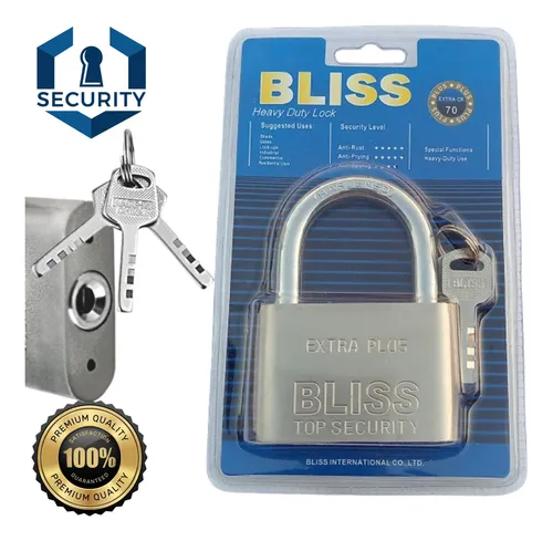 comprar Candado Con Llave Y Cilindro De Seguridad Bliss De 70mm