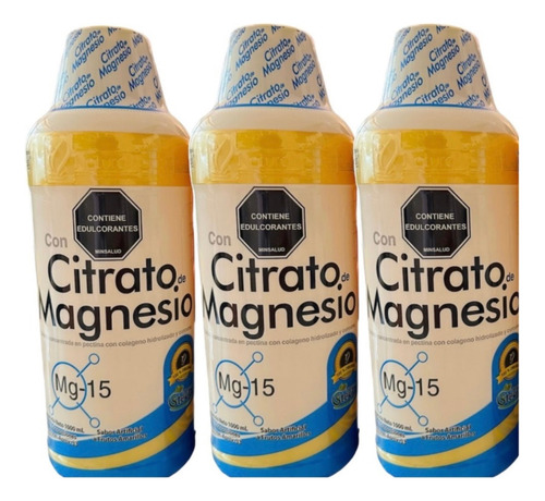 Citrato Magnesio X3 + Regalo - mL a $32