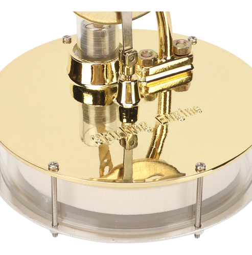 Motor Stirling Modelo D2 Golden Zinc De Baja Temperatura