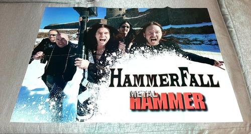 Poster Hammerfall & Gigante 36 Crazyfists Nuevo Ozzyperu