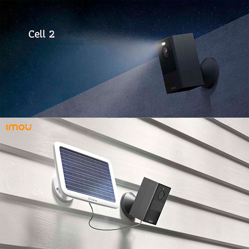 Cámara Seguridad Wi-fi Imou Cell 2 4mp + Panel Solar