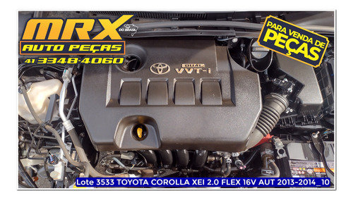 Suacata Corolla Xei 2.0 Flex 16v Aut 2014 Peças