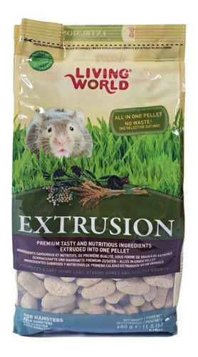 Alimento Extrusion 680g Hamster Living World/ Fauna Salud