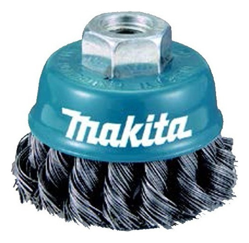 Grata Copa Trenzada 75mm (3) M14 Makita D-55170