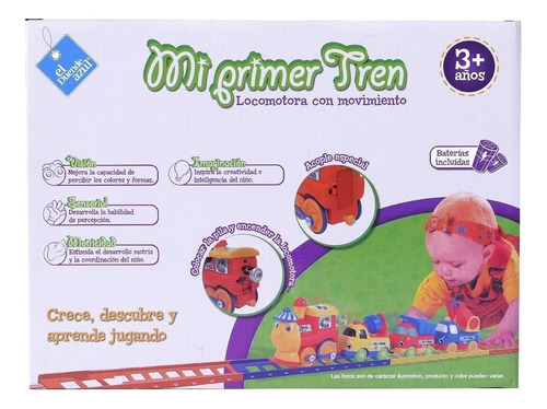 Trencito El Duende Azul Mi Primer Tren Didactico Primera Inf