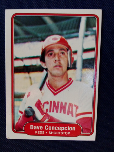 Barajita De David Concepcion Fleer 1982 63