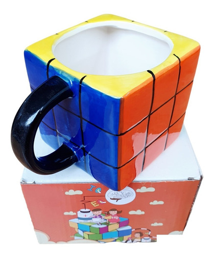 Mug Cubo Rubik Pocillo Regalo Taza Colores Rubik Cube Magic 