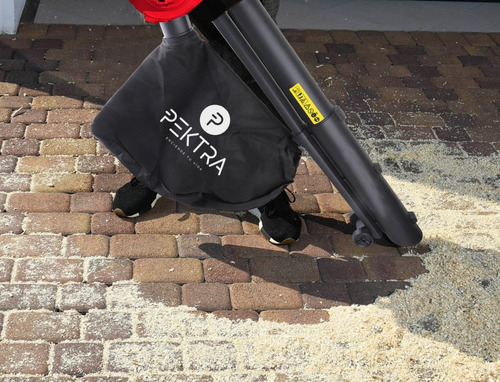 Imagen 4 de 7 de Sopladora Aspiradora Electrico 2500w Pektra Bolsa De Hojas