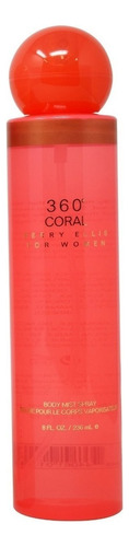 Perry Ellis 360° Coral Body Mist 236 ml Mujer