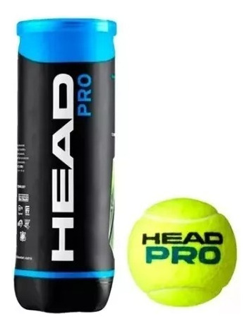 Tubo X3 Pelotas Head Pro Amarillo