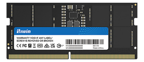 Memoria Ram Ddr5 16gb 4800mt/s Biwin 1x16gb Laptop